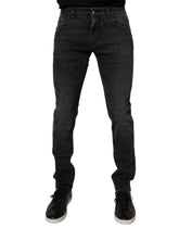 Dolce & Gabbana Black Cotton Stretch Skinny Men Denim Jeans -   -  Dolce & Gabbana.